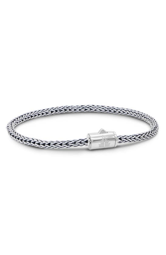 Shop Devata Sterling Silver 5mm Dragon Bone Chain Bracelet