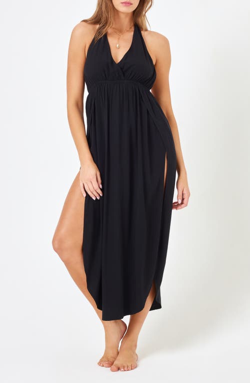 LSPACE Marina Halter Cover-Up Dress at Nordstrom,