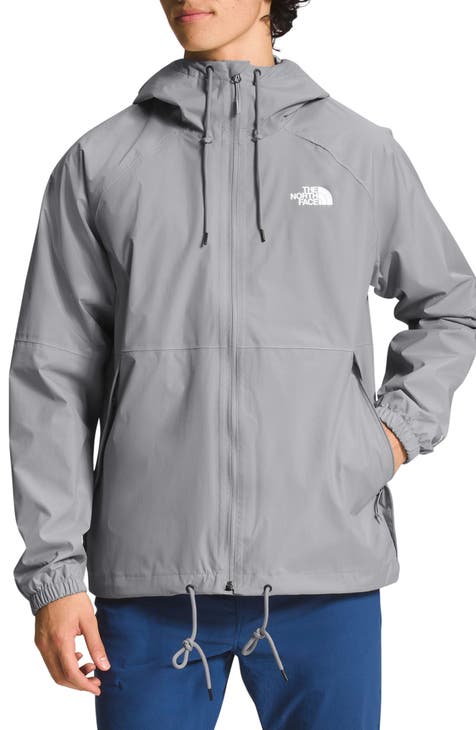 The North Face Men's Antora Rain Hooded Jacket, Medium, Meld Grey