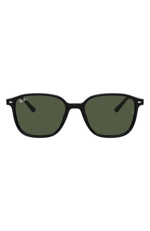 Ray-Ban Leonard 55mm Square Sunglasses in Black at Nordstrom