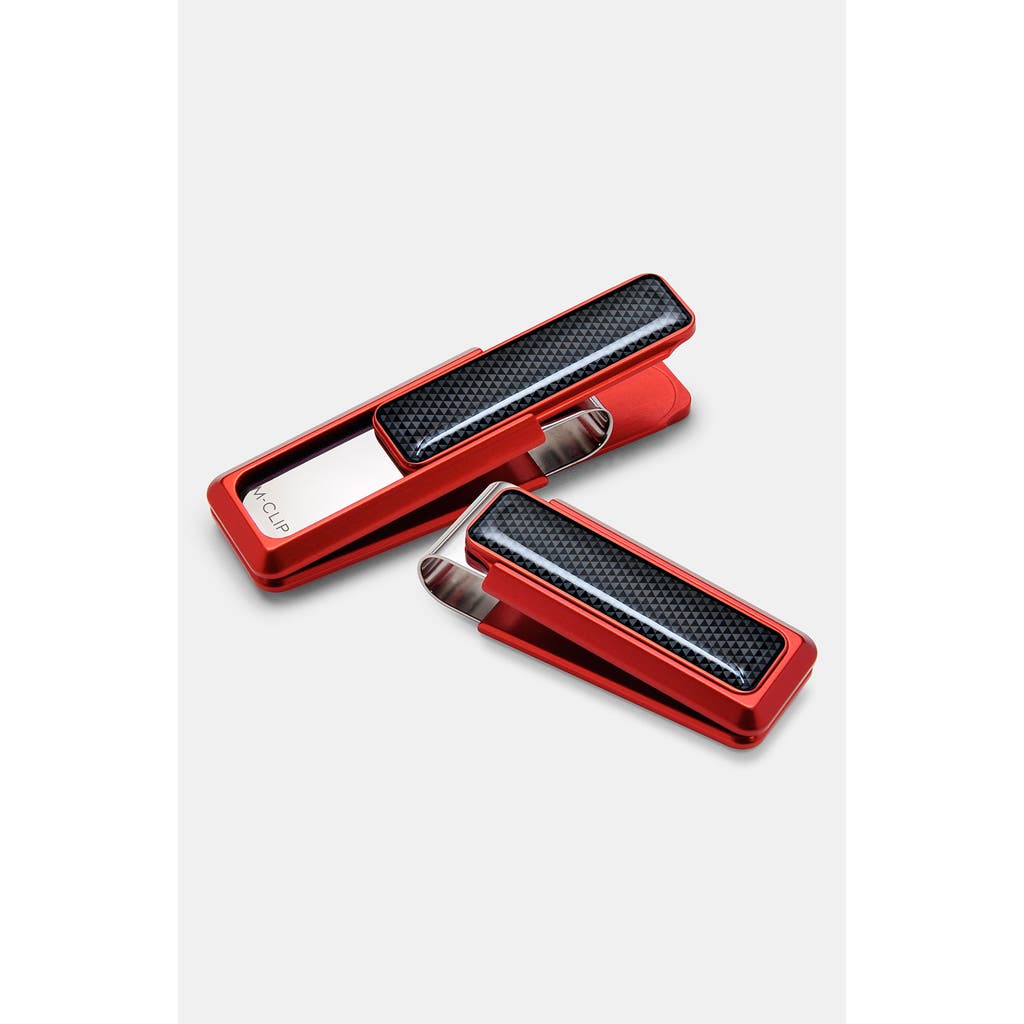 M Clip M-clip® Ultralight Money Clip In Red/black