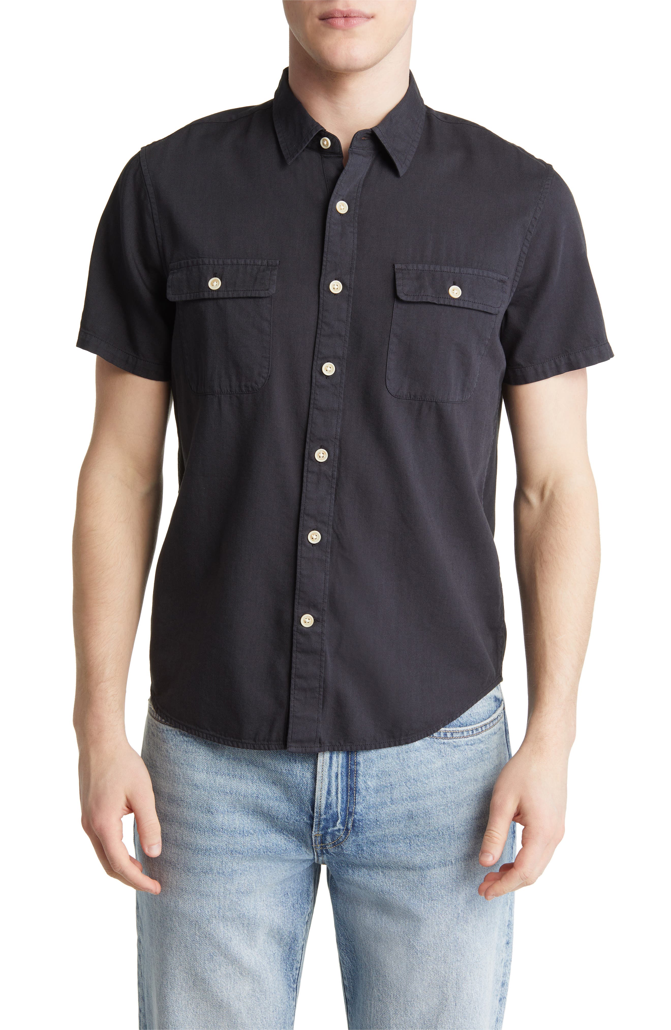 Lucky Brand Denim Shirt Für Mädchen – Button-Down Hemd Aus Weichem Denim, Vielseitig Kombinierbar