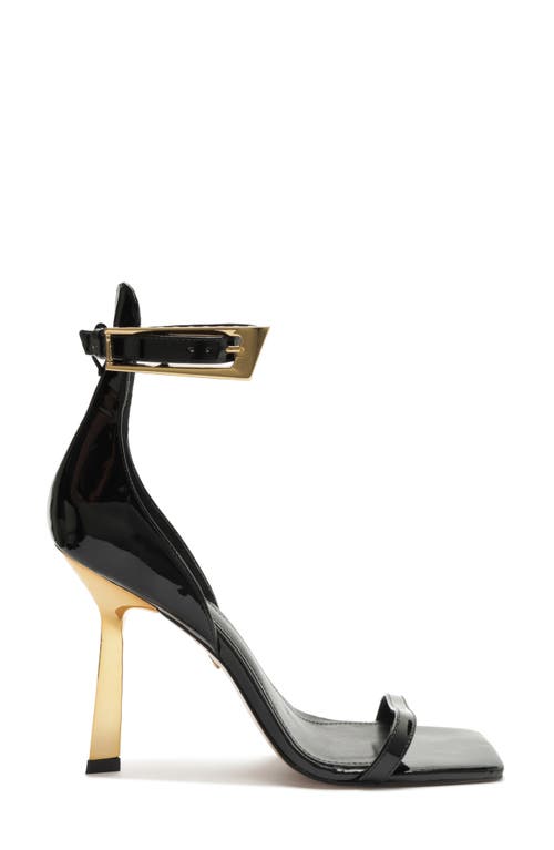 Shop Schutz Ciara Ankle Strap Sandal In Black