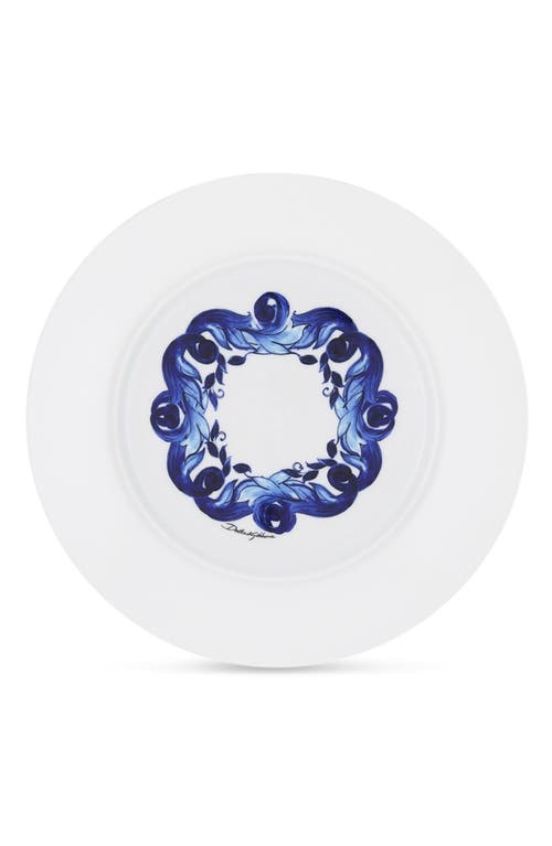 Dolce & Gabbana Dolce&gabbana Blu Mediterraneo Stella Porcelain Set Of 2 Dinner Plates In Light Blue