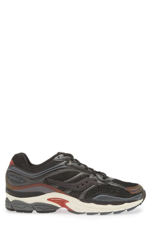 Saucony Progrid Omni 9 Sneaker In Black/brown