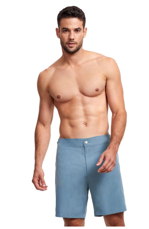 Gottex Men Vacation Mode 9" swim shorts Grey Navy at Nordstrom