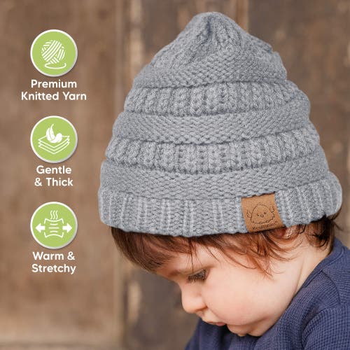 Keababies 3-pack Warmzy Baby Beanies In Cloud