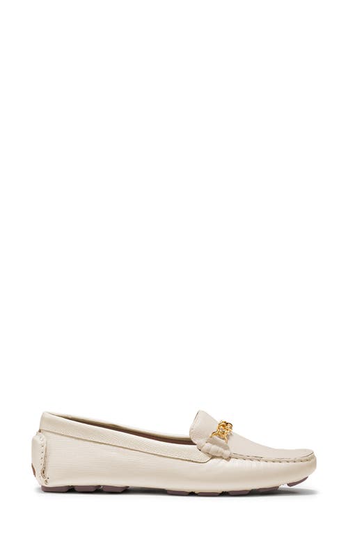 Shop G.h.bass Dylan Chain Driver Loafer In Off White