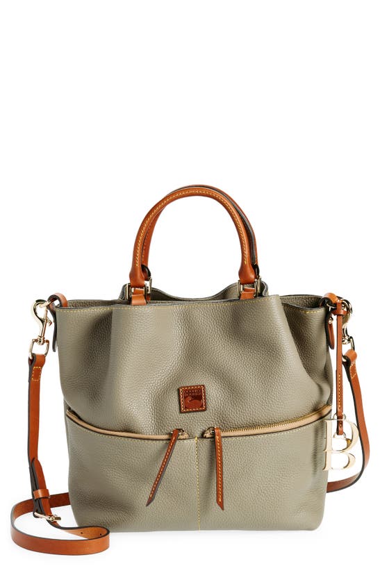 Dooney & Bourke Dawson Leather Tote Bag In Taupe