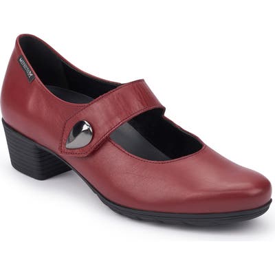 Mephisto Isora Mary Jane Pump, Red