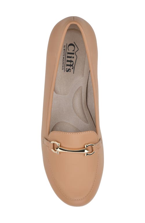 Shop Cliffs By White Mountain Glowing Bit Loafer In Lt Tan/smooth