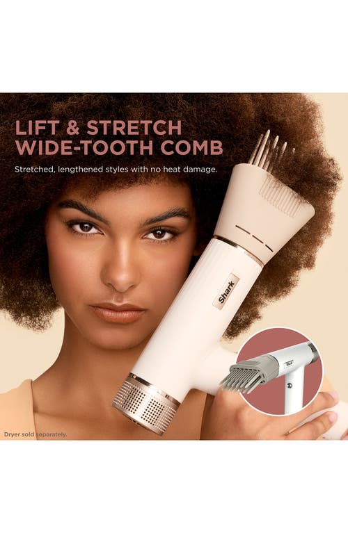 Shark Speedstyle Lift & Stretch Wide-tooth Comb Attachment In Stone