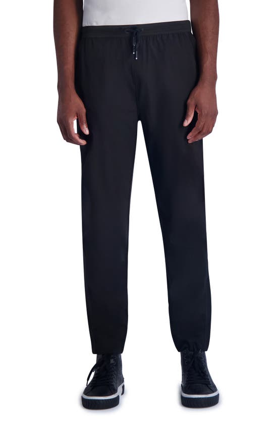 Shop Karl Lagerfeld Lm4 Slim Fit Track Pants In Black