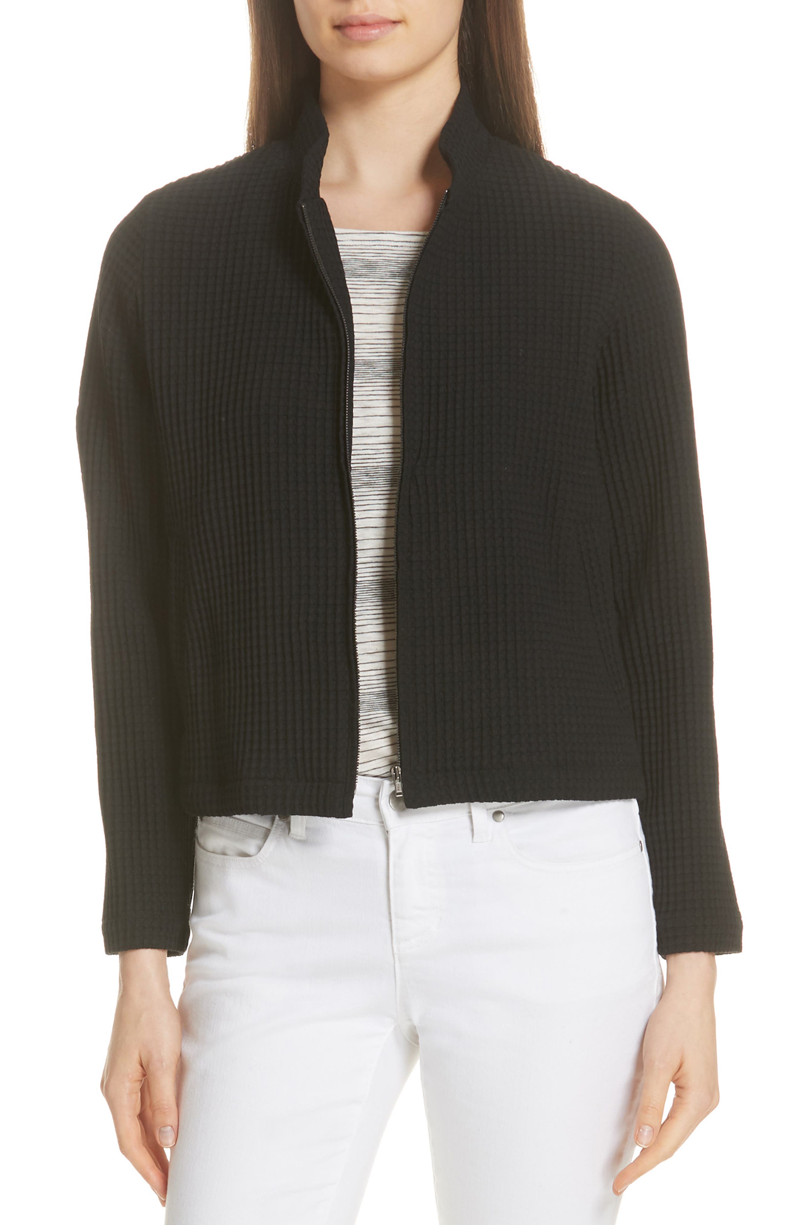 eileen fisher bomber jacket