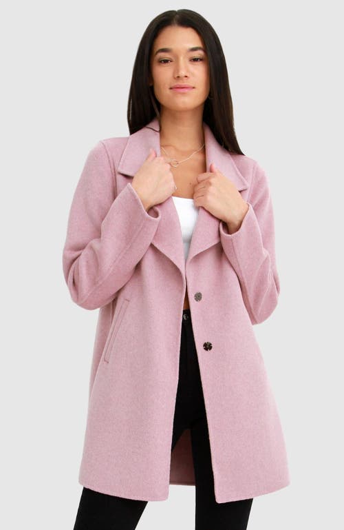 Belle & Bloom Exboyfriend Wool Blend Oversized Jacket In Lilac