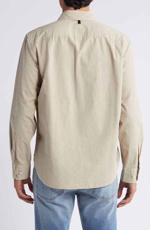 Shop Rag & Bone Finch Ripstop Button-up Shirt In Fossil