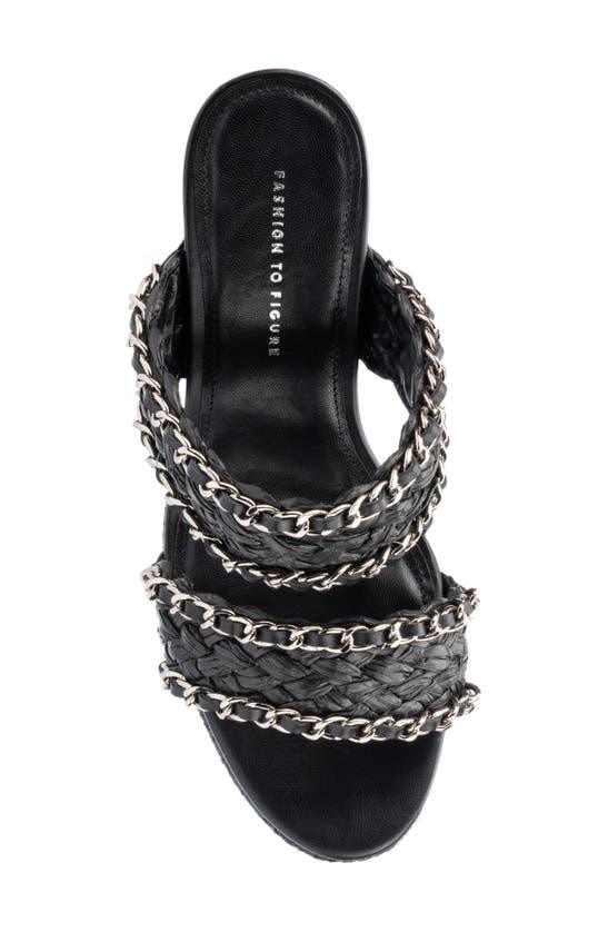 Fashion To Figure Women's Maia Wide Width Heels Sandals In Black