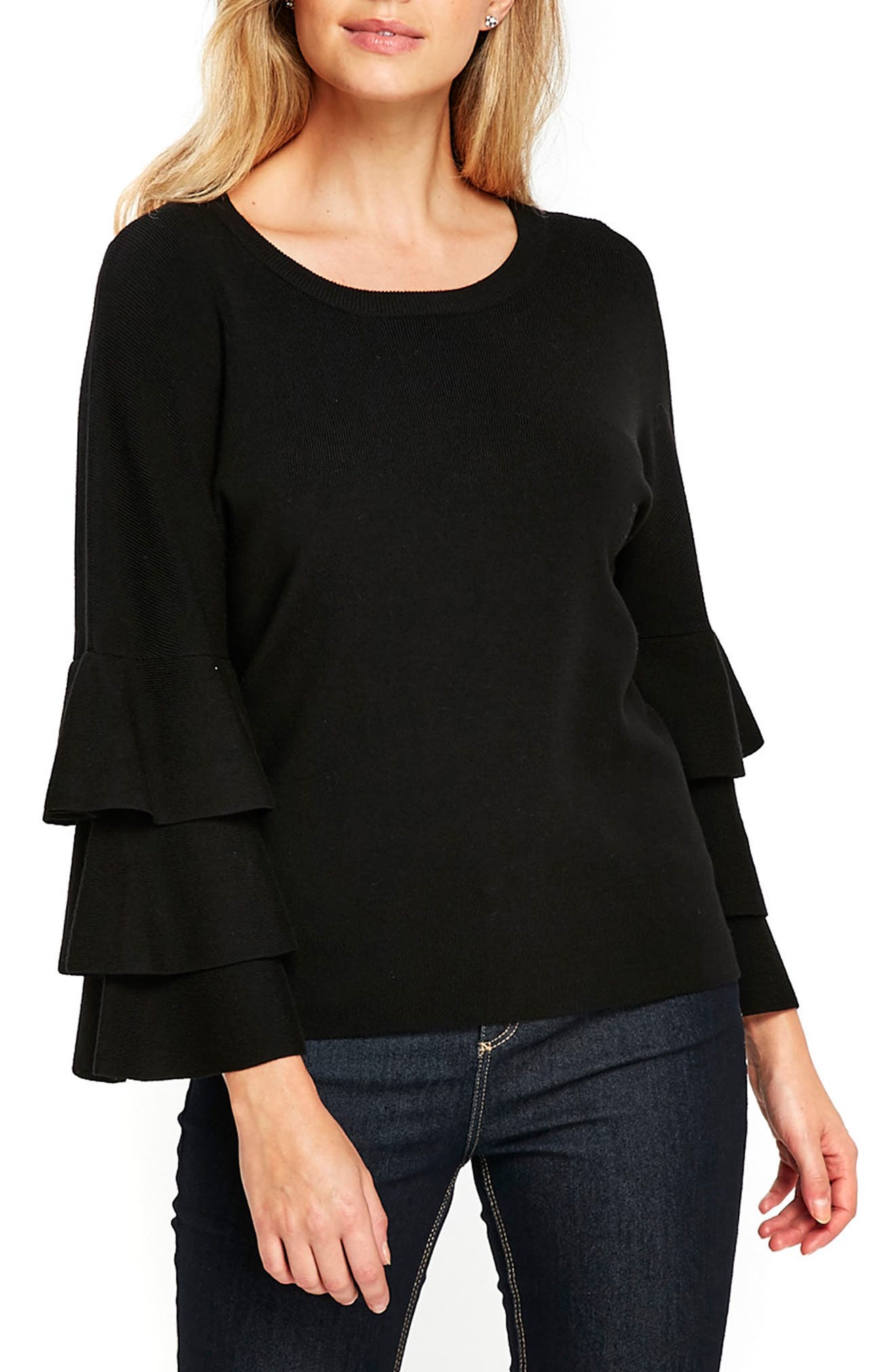 wallis ruffle top