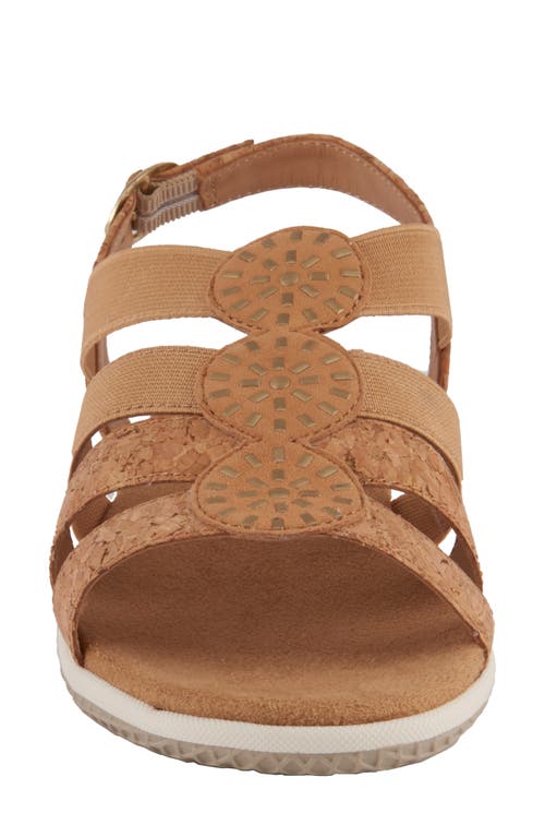 David Tate Quilt Slingback Sandal In Cork