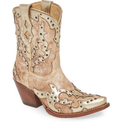 Ariat Sapphire Studded Western Boot- Beige