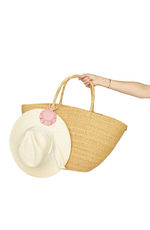 Lindsay Albanese TOPTOTE Leather Hat Holder in Pink