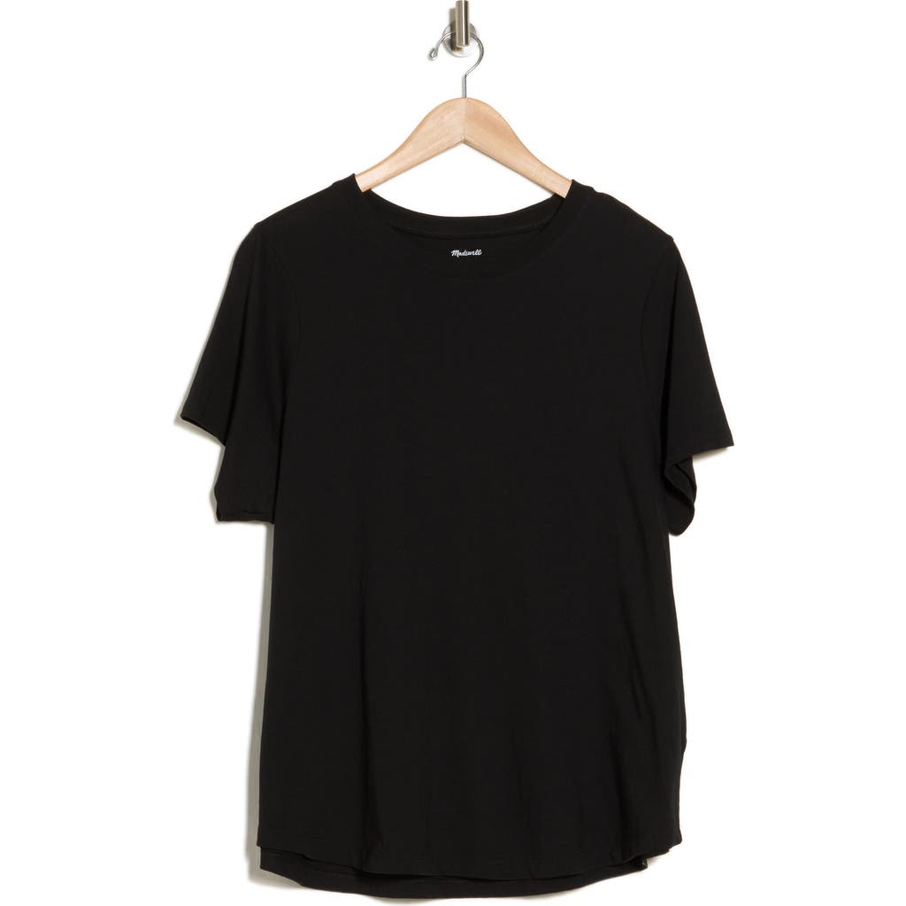 Madewell Cotton T-shirt In True Black