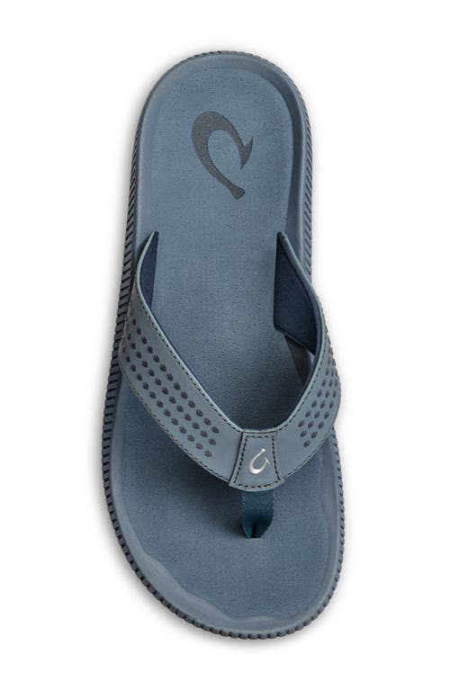 Shop Olukai Ulele Flip Flop In Storm/storm