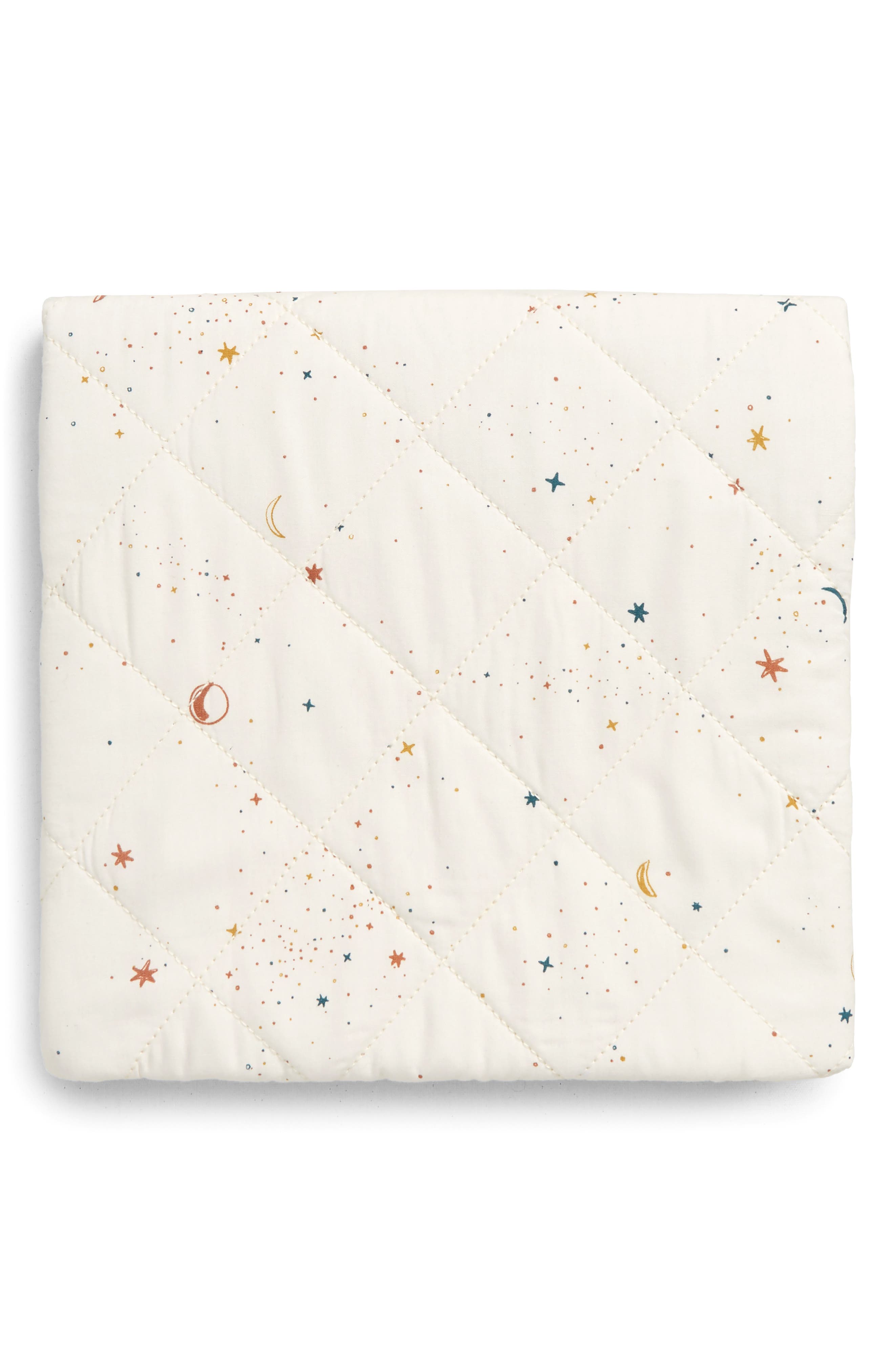 beige changing pad cover
