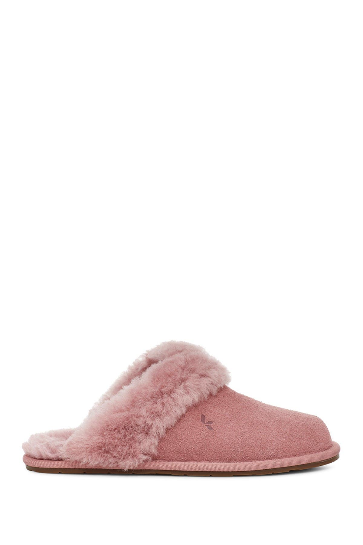 KOOLABURRA BY UGG Milo Genuine Shearling & Faux Fur Trimmed Scuff