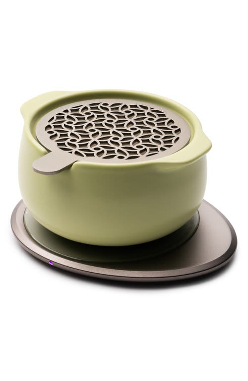 Ohom Jun Self-heating Diffuser Set In Verde Green