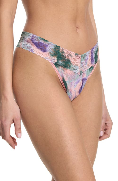 Shop Hanky Panky Print Original Rise Thong In Painter