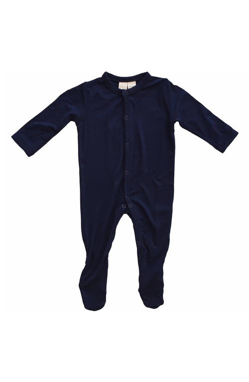 Kyte BABY Snap-Up Footie in Navy at Nordstrom