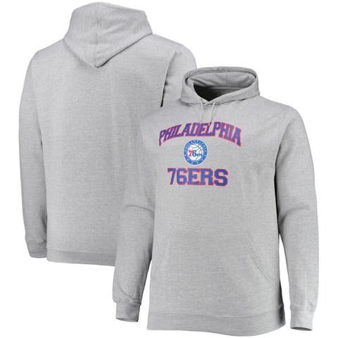 Profile Men's Heathered Gray Los Angeles Lakers Big & Tall Heart Soul Pullover Hoodie
