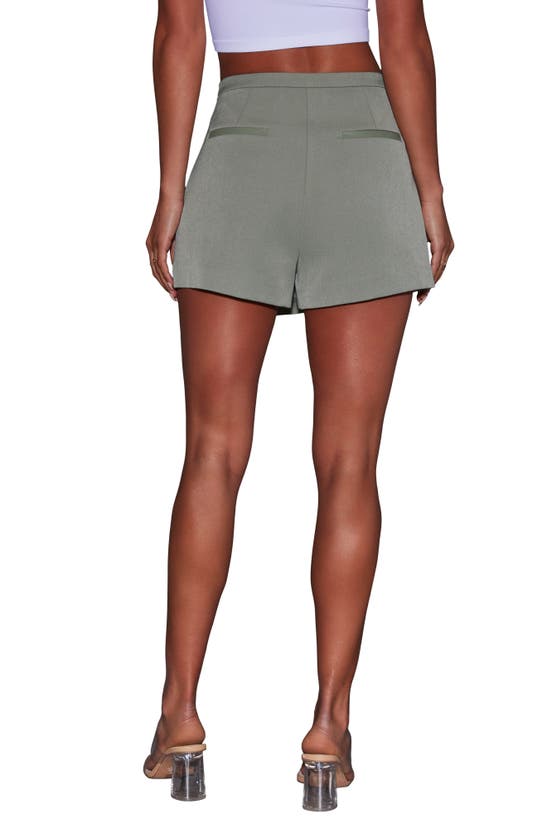 Shop Vici Collection Ashley Woven Skort In Sage