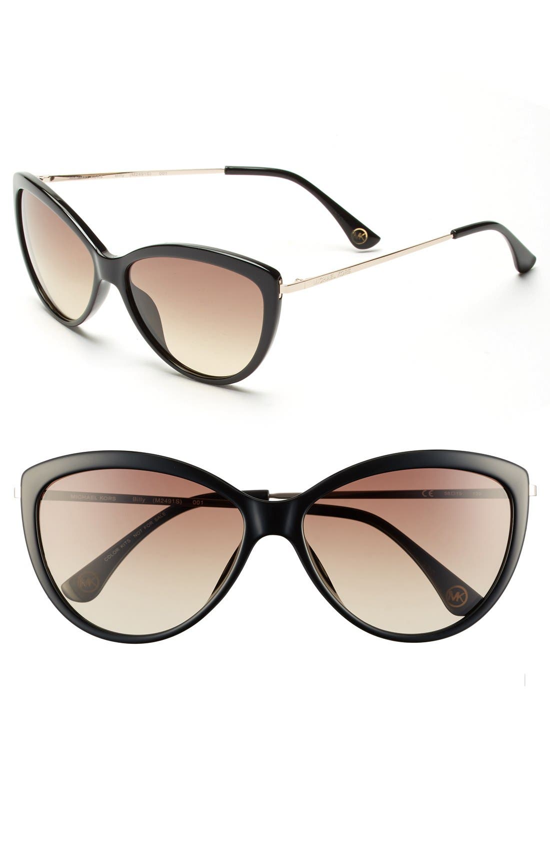 MICHAEL Michael Kors 58mm Cat Eye Sunglasses Nordstrom
