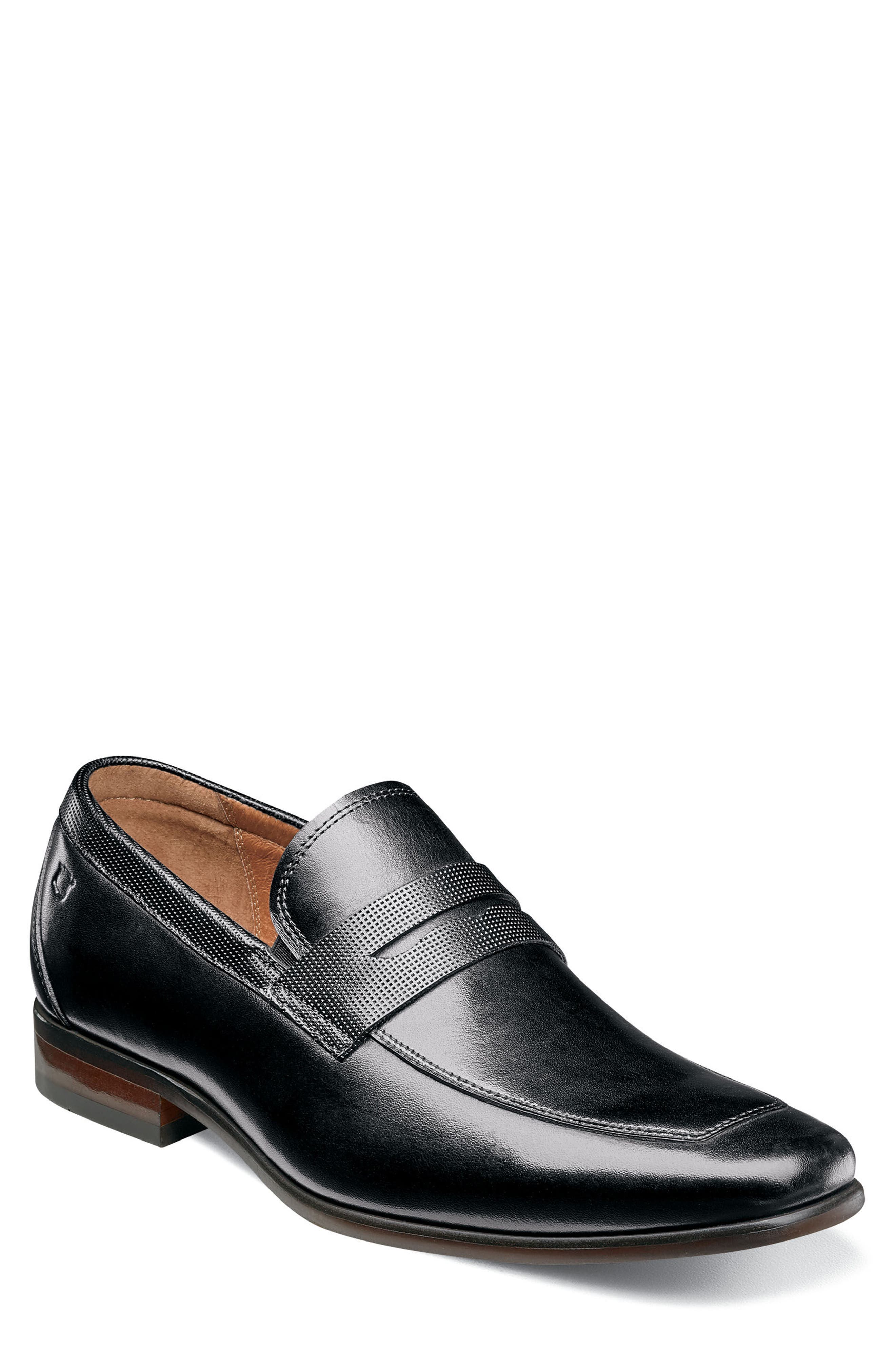 Florsheim Postino Apron Toe Textured Penny Loafer (Men) Nordstrom