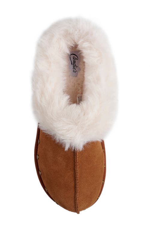 Candies Candie's Sabi Faux Fur Platform Clog In Beige