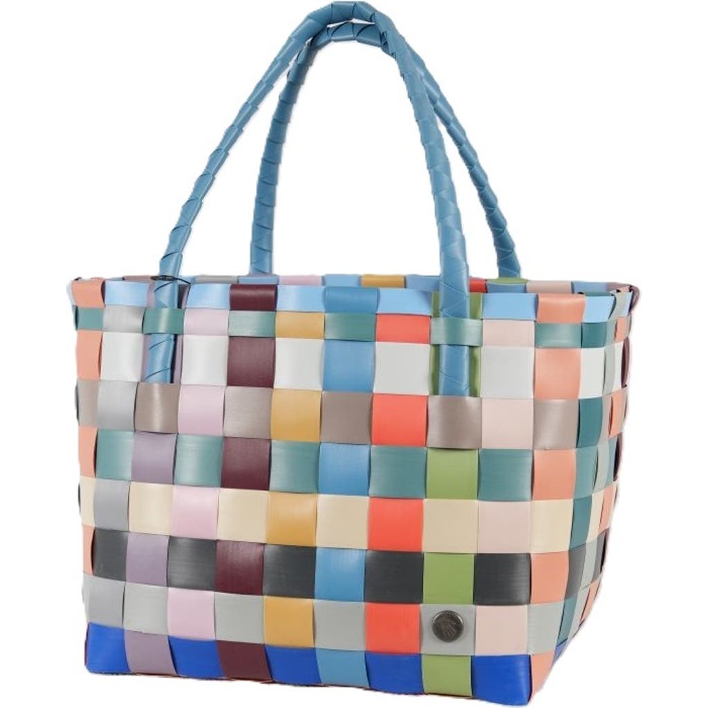 Handed By Paris Recycled Plastic Tote Bag In Color Mix