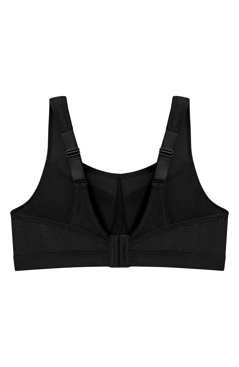 Glamorise High Impact Seamless Underwire Sports Bra, Alternate, color, Black Sport