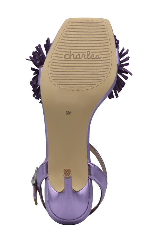 Shop Charles By Charles David Dainty Ankle Strap Sandal In Amethyst