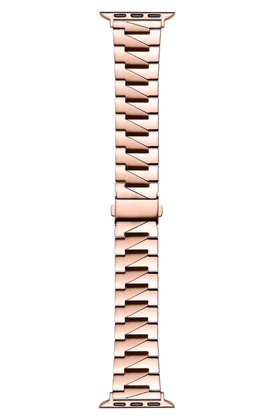 Shop The Posh Tech Stainless Steel Apple Watch® Watchband In Rose Gold