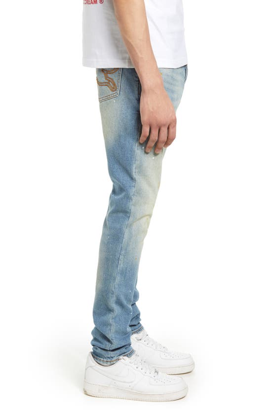 Ice Cream Gelatto Paint Splattered Jeans In Light Blue Jean ModeSens