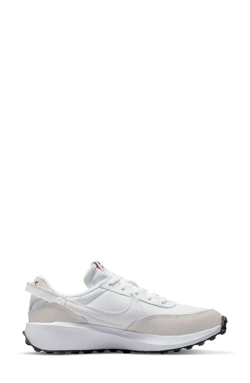 Shop Nike Waffle Debut Sneaker In White/white