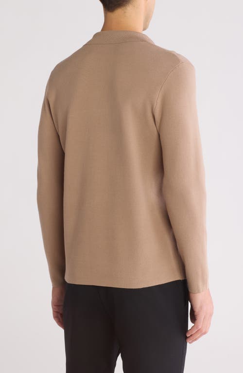 Truth Classic Fit Polo In Camel Beige