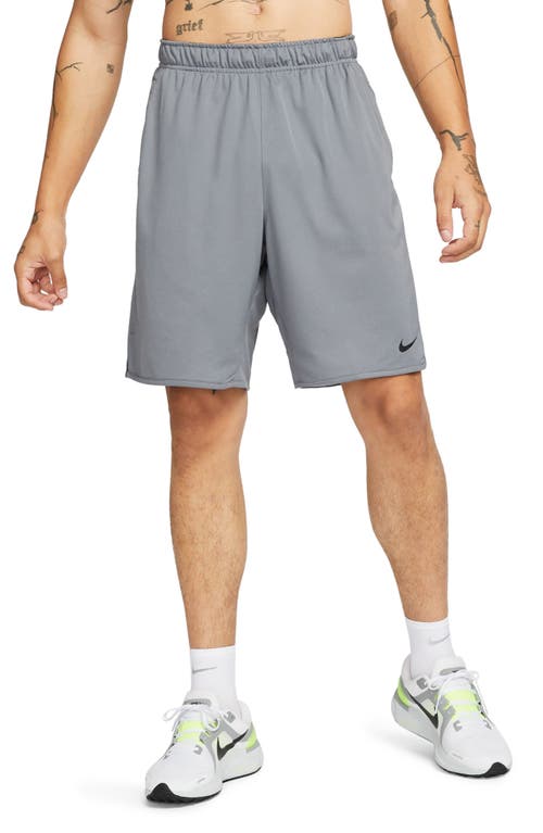 Shop Nike Dri-fit Totality Unlined Shorts In Smoke Grey/black