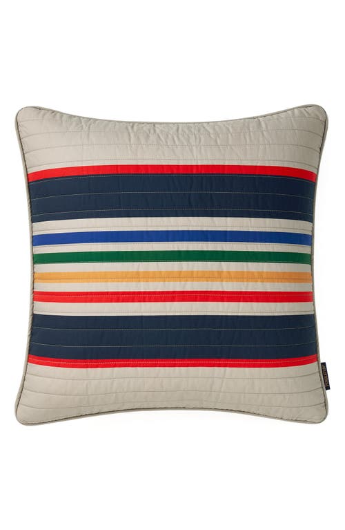 Pendleton Zion Stripe Accent Pillow in Tan Multi at Nordstrom