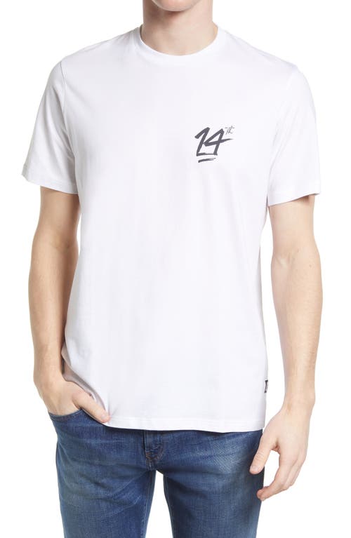 LIVE LIVE The 14th Graphic Pima Cotton Tee in Whiteout