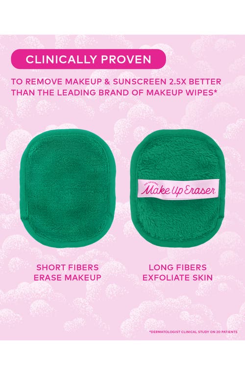 The Original Makeup Eraser Recycled 7-day Makeup Eraser Set With Laundry Bag In Recycled Green