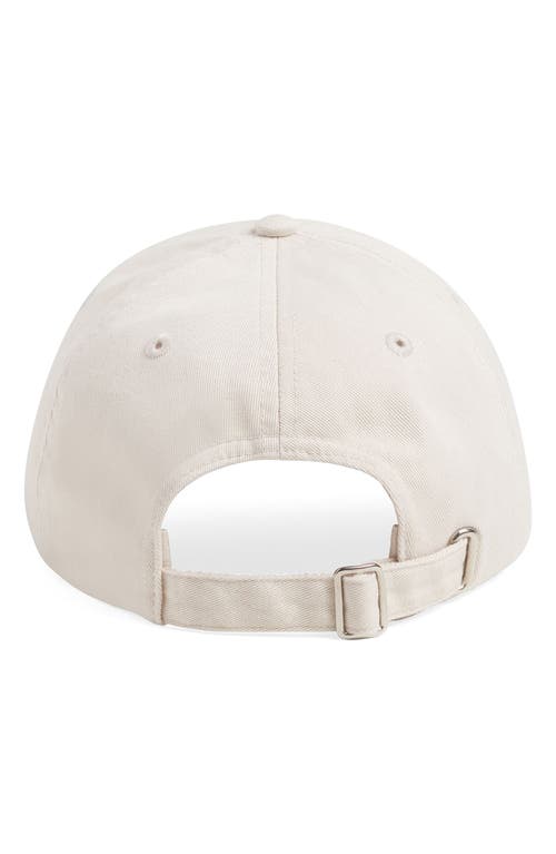 Shop Favorite Daughter Classic Logo Cotton Twill Baseball Cap In Khaki Lavender