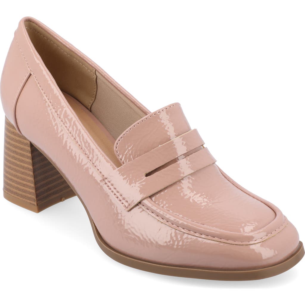 Shop Journee Collection Malleah Loafer Pump In Patent/pink